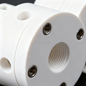 Dịch vụ gia công cơ khí <span class=keywords><strong>CNC</strong></span> YQ, sản xuất linh kiện nhựa PTFE tùy chỉnh, nhà sản xuất OEM - Product Image 1