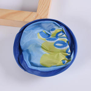 Disque volant <span class=keywords><strong>publicitaire</strong></span> personnalisé en polyester et nylon par sublimation, ventilateur pliable rond avec <span class=keywords><strong>pochette</strong></span> assortie - Product Image 5