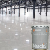 Peinture époxy pour sols sans lavage, effet pierre brossée, spéciale pour garages extérieurs résistants à la compression et à l'usure