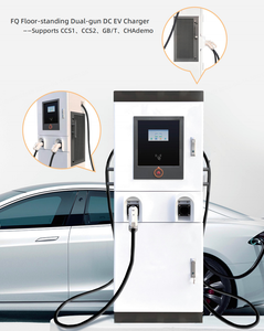 โรงงานขายส่งราคาถูก สถานีชาร์จรถยนต์<span class=keywords><strong>ไฟ</strong></span>ฟ้าแบบเร็ว DC กำลังไฟ 120kw 160kw 180kw แบบสองหัวชาร์จและแบบตั้งพื้น รองรับ CCS1 CCS2 GBT Chademo - Product Image 1