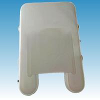 Plateforme flottante gonflable en teck en forme de C de 2x1,5m pour bateau à moteur, jet ski, Seabob et autres équipements nautiques