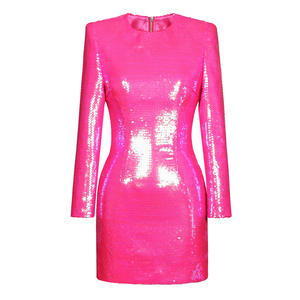 LS2580 Nouvelle mode de robes d'anniversaire bling bling pour femmes <span class=keywords><strong>robe</strong></span> à sequins pour femmes mini <span class=keywords><strong>robe</strong></span> de soirée pour soirée club - Product Image 4