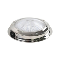 Plafonnier pour bateau et yacht Dehuan Marine en acier inoxydable DC 12V 3.7W résistant à la corrosion, blanc froid