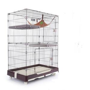 Büyük katlanır tel evcil hayvan kafesi için kedi, Metal kedi kafesi - Product Image 4