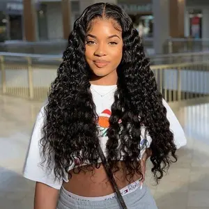 Brazilian Hair Hd Lace Frontal Wig,Natural Human Hair Wig For Black Women,WEI QI Pre Pluck Blonde Human Hair Lace Front Wig Ven