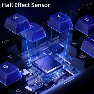 Mchose ace68 từ RGB chơi game Bàn phím hiệu ứng Hall nhanh chóng kích hoạt siêu nhanh có thể điều chỉnh Actuation 8K Hz Tỷ lệ bỏ phiếu bàn phím - Product Image 2