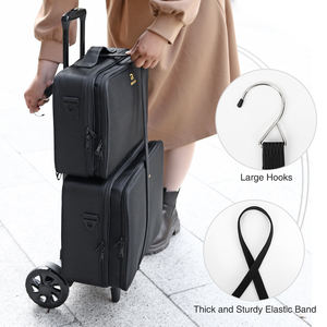 Maleta con Ruedas Relavel para Cosméticos, con 2 Ruedas Grandes, Apta para Transportar Estuches de Maquillaje Extra Grandes - Product Image 5