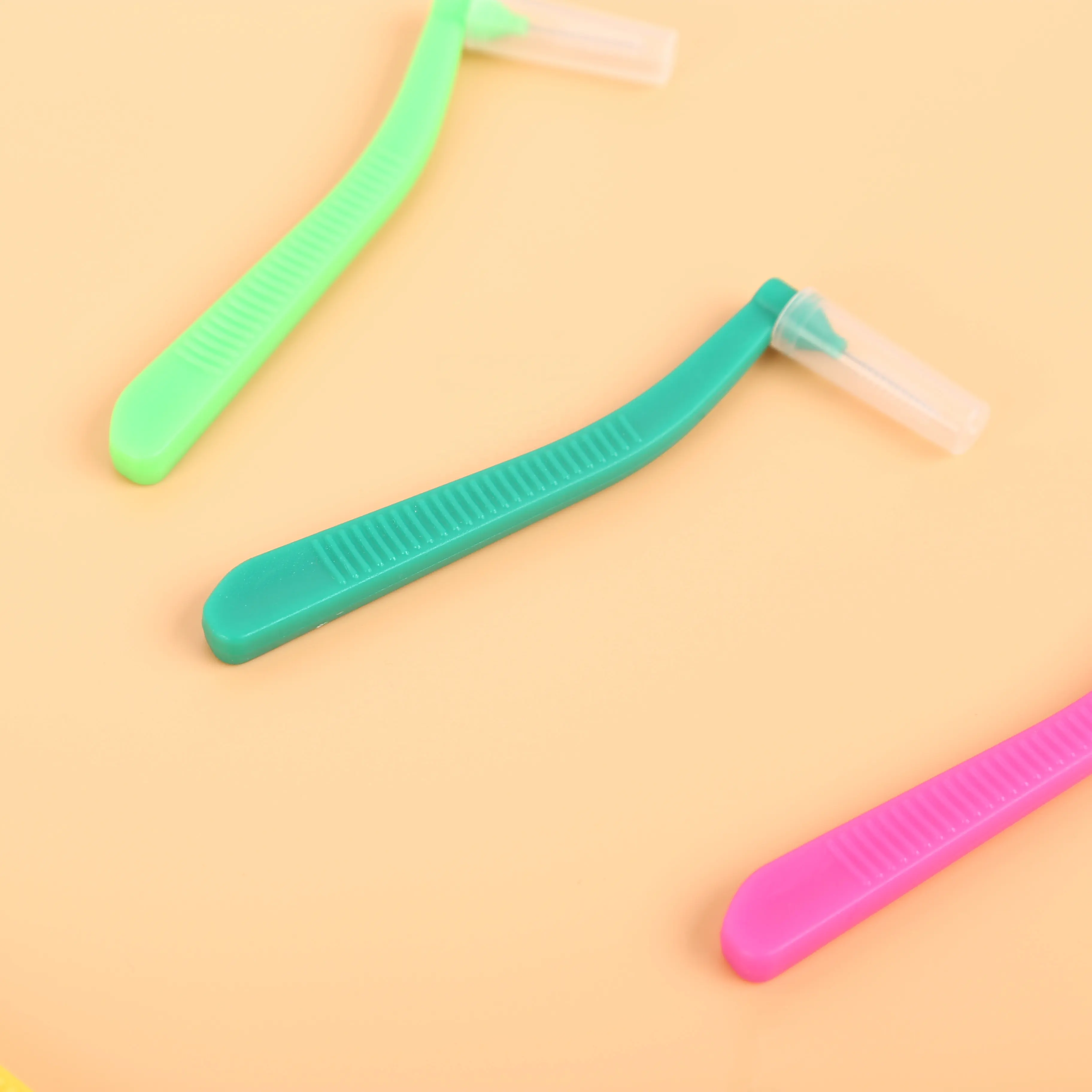 Natu Dental Soft Picks Dental Brush Bamboo Interdental Brush LシェイプメーカーDental Interdental Brush