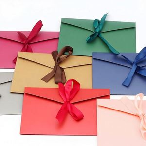 Enveloppe à bijoux personnalisée avec logo et ruban, impression sur mesure, prix d'usine, pour bijoux et foulards - Product Image 1