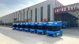 12米电动剪叉式升降机，可垂直升降货物，完成高空作业，剪叉式升降 - Product Image 4