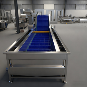 स्वचालित फल और वीग वाशिंग लाइन | वाणिज्यिक बुलबुला क्लीनर प्रसंस्करण प्रणाली - Product Image 5