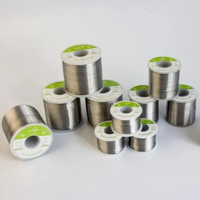 Memimpin Tin Welding Sn63Pb37 Solder Kawat dengan Rosin Cored