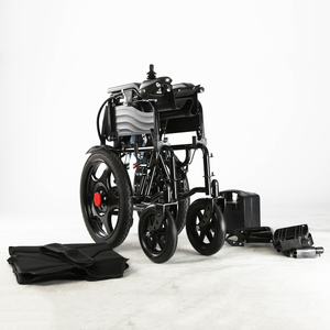 Fauteuil roulant électrique à double moteur robuste avec roues arrière de 18 "pour une navigation extérieure stable - Product Image 6