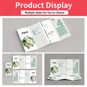 Bán buôn tùy chỉnh kích thước 2 3 4 lần trong một nửa tùy chỉnh giấy thực hiện công ty <span class=keywords><strong>flayers</strong></span> quảng cáo tờ rơi menu Áp phích in ấn Cuốn Sách Nhỏ - Product Image 5