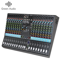 GAX-GL16 mélangeur Audio professionnel 16 canaux avec alimentation 48V Phantom USB pour scène karaoké conférence mariage DJ Console de mixage