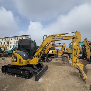 รถขุดไฮดรอลิกขนาดเล็ก Komatsu PC55MR-2/3/5 มือสอง น้ำหนัก 5 ตัน สำหรับขาย - Product Image 1
