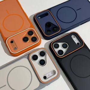 Funda Magnética Antichoque de Alta Calidad con Carga Inalámbrica y Acabado Mate Esmerilado para iPhone 17 Pro Max 16 Pro 15 14 13 12 <span class=keywords><strong>11</strong></span> - Product Image 1