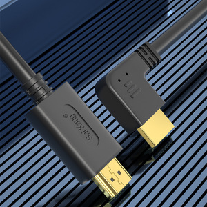 สาย Hdmi มุมขวารองรับ4K 3d ความเร็วสูงและความเร็วในการรับส่งข้อมูล Ethernet ถึง18G <span class=keywords><strong>Bps</strong></span> 90องศาสาย Hdmi - Product Image 5
