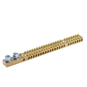 Chống ăn mòn bền cách nhiệt trung tính nền tảng cách điện Trái Đất Brass thanh cái - Product Image 1