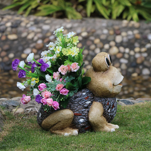 Macetas y Jardineras con Forma <span class=keywords><strong>de</strong></span> <span class=keywords><strong>Rana</strong></span> del Mercado Americano para Decoración del Hogar y Jardín - Product Image 2