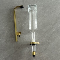Nouveau Distributeur de Parfum Couleur Or, Design Rotatif 750 ml, pour 6 Bouteilles, Présentoir Complet de Magasin avec 6 Pompes Distributrices