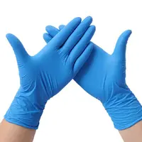 Sicherheits-Touchscreen-Vinyl-Einweg handschuhe Blaue Nitril handschuhe Puder freie Einweg-Nitril handschuhe