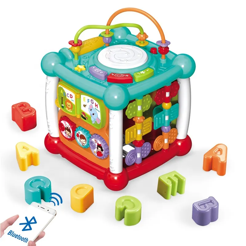 Активность куб для детей с года до трех лет развивающая музыкальная игрушка для детей раннего развития Обучающие игрушки с 6 различных видов деятельности