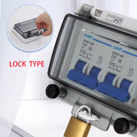 Boîtier extérieur Karwoll KW-2-18, 2-18 positions, IP67, étanche, PC transparent, masque, écran LCD, boîtier électronique