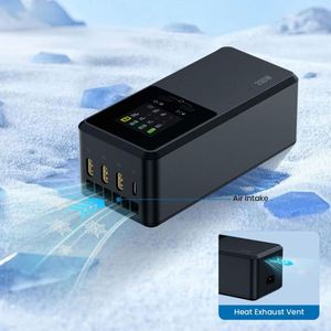 เครื่องชาร์จแบตเตอรี่แบบหลายหัว รุ่น Robotics 4T Multi-Charger 200W Series 3-in-1 พร้อมหน้าจอ 1.5 นิ้ว รองรับ 5C-40C อุปกรณ์เสริมสำหรับโดรน - Product Image 3
