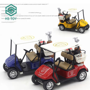 Modelo de carro de Golf HS escala 1 36, simulación de coche de choque de fundición a presión con 4 colores mezclados - Product Image 1