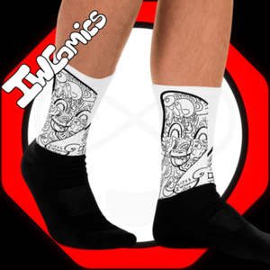 IW Comics Cute Cartoon <b>Socks</b> #29 Colorful Anti-Slip and Breathable Spandex/<b>Polyester</b> Daily Sporty Style for Children - Product Image 1