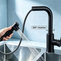 Robinet de cuisine monocommande en acier inoxydable 304, personnalisable, avec douchette extractible, eau chaude et froide, certifié CUPC, pour évier de cuisine – Fournisseur d'usine