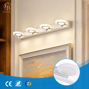 Modern Villa Hotel Home <b>Bathroom</b> Washroom Vanity Lamp Longer Rectangle LED Wall <b>Mirror</b> Light Dimmable 3-Year Warranty - Product Image 1