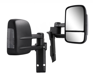 Nuevos Espejos Retrovisores Eléctricos Negros XMAXVISION para Landcruiser Serie 70-80 1984-2018, Modelo de Espejo con Intermitente para el Lado del Conductor Izquierdo - Product Image 1