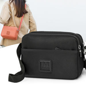 Bolso Bandolera de Alta Gama para Mujer 2024, Color Sólido, Estilo Cámara, Pequeño y Cuadrado, de Tela Oxford, Versátil - Product Image 1