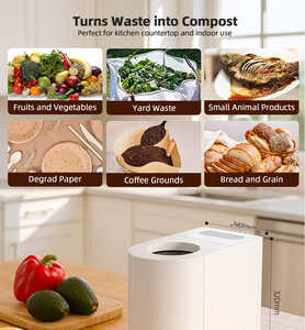 LUXFOND Compostador Eléctrico Automático de Gran Capacidad para Desechos de Cocina, 4.5L, para Interiores - Product Image 4