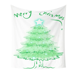 Novo Pano de Fundo de Natal 2022 Estilo Coreano com Padrão Geométrico Abstrato Lavável à Máquina para Decoração de Casa e Parede - Product Image 2