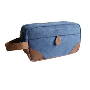 Borsa da toilette da uomo Kit da <span class=keywords><strong>viaggio</strong></span> con manico impermeabile in tela di rasatura Organizer per viaggi di lavoro - Product Image 6