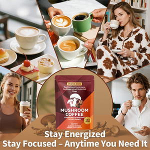 Café Moído de Marca Privada de Alta Qualidade, Café Instantâneo Orgânico de Arábica, Mistura de Café com Cogumelos Nootrópicos - Product Image 2