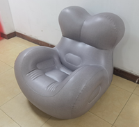 La Mamma, silla inflable moderna, sofá de aire para interiores y exteriores, sofá inflable plegable para dormitorio, Patio, bomba de aire para acampar