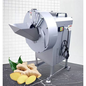 Heavy‑Duty Multifunctional Ginger Slicing Shredding Machine Commercial Electric <b>Vegetable</b> <b>Cutter</b> For Food Processing Factory - Product Image 5