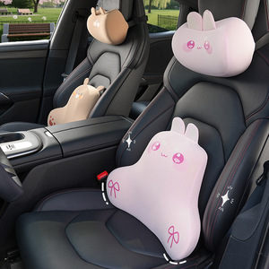 Coussin de soutien lombaire pour voiture, mignon et amusant, en mousse à mémoire de forme, pour siège auto, utilisation estivale - Product Image 3