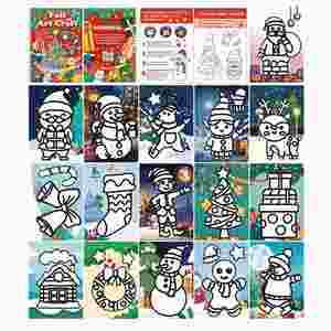 Superbes Articles Créatifs de Noël pour Enfants : Cadeaux d'Anniversaire Amusants, Fournitures de Fête, Activités Artistiques en Feuille Métallisée - Product Image 2