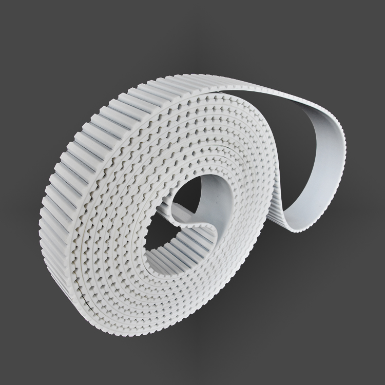 Бесконечная стальная проволока AT10 зубьев, белый полиуретановый синхронный ремень синхронизации ПУ