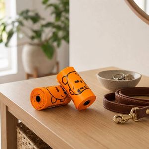 Sacs à déjections canines OEM personnalisés, résistants aux fuites, en LDPE, épais, jetables, pour la promenade et les voyages avec votre chien - Product Image 1