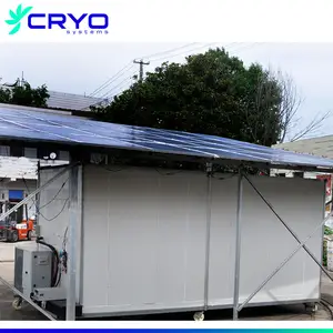 Sala de almacenamiento refrigerada por energía solar, congelador solar, habitación