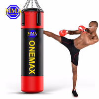 ONEMAX Sac de frappe suspendu au plafond et sacs de sable de haute qualité Heavy Kick Boxing Muay Thai Professional Logo personnalisé Services OEM