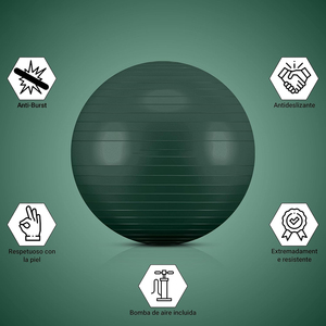 Pelota de Yoga y Pilates de PVC Antideslizante y Duradera con Logotipo Personalizado de 55/65/75/85 cm para Gimnasio - Product Image 3