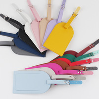 Étiquette de bagage tendance, étiquette de valise créative en cuir, étiquette de bagage d'avion, étiquette de bagage en PU, personnalisation de la carte d'embarquement