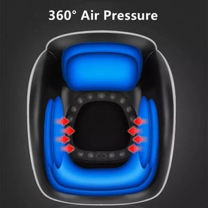 Masseur de genou sans fil à pression d'air avec chaleur et vibrations - Product Image 3